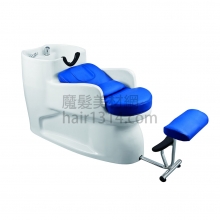 【沖水台】一體式沖水台/洗髮椅-藍白